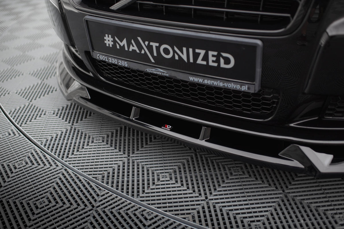 Street+ Spoilerlippe Front Ansatz passend für Volvo S80 Mk2 schwarz Hochglanz – Ansicht 4