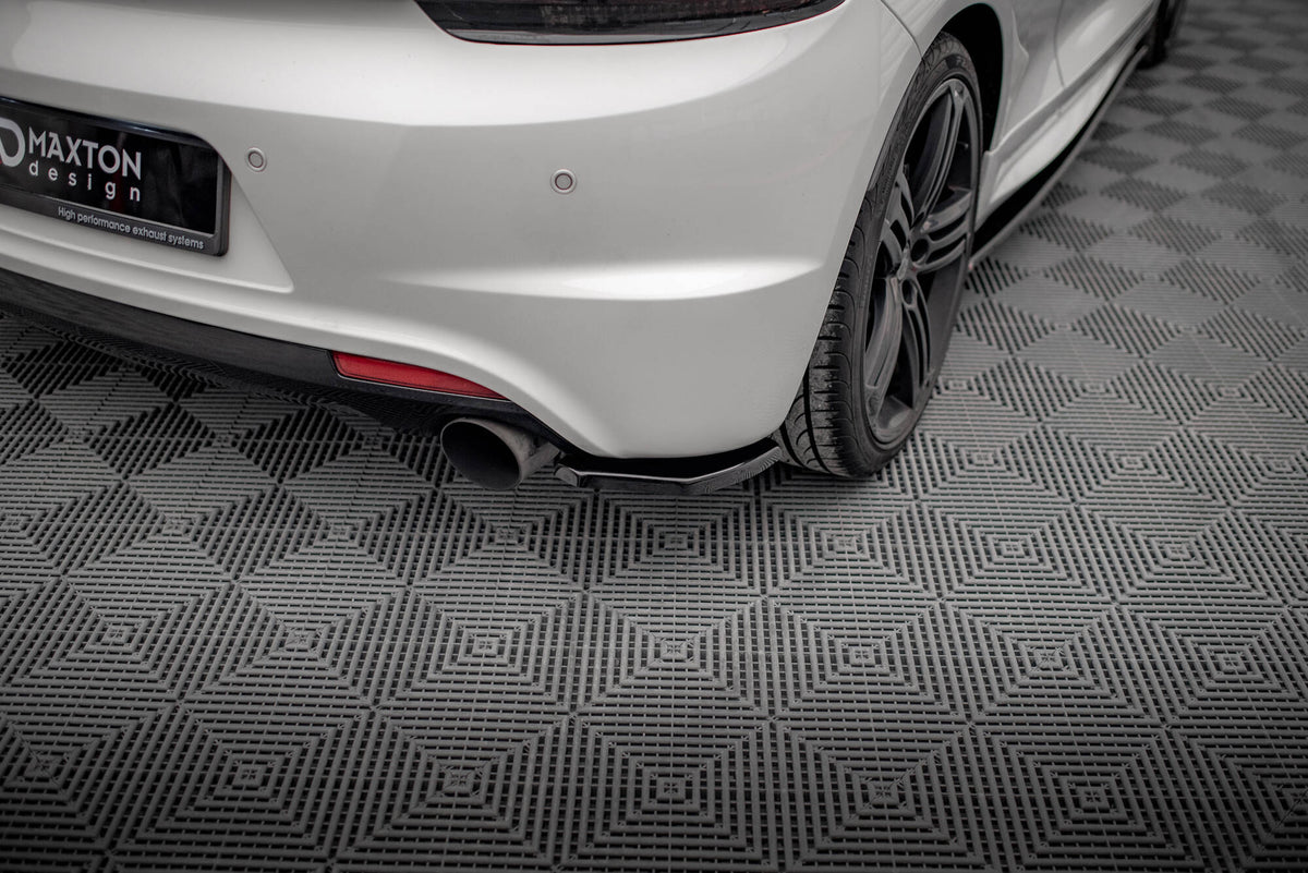 Heck Ansatz Flaps Diffusor passend für VW SCIROCCO R schwarz Hochglanz – Ansicht 3