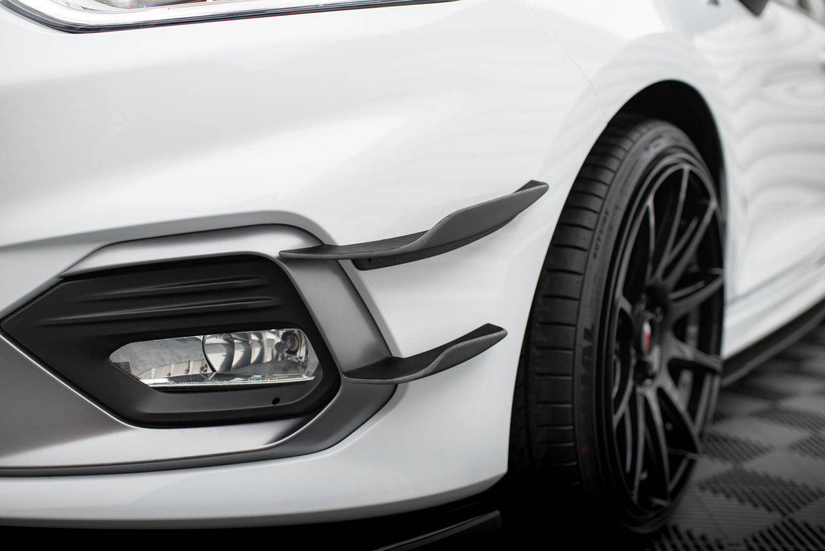 Stoßstangen Flaps Wings vorne Canards passend für V.2 Ford Fiesta Mk8 ST / ST-Line – Ansicht 4