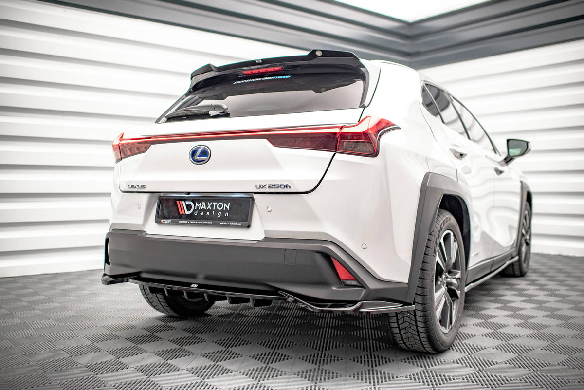 Street+ Mittlerer Diffusor RACE passend für Lexus UX Mk1 schwarz Hochglanz – Ansicht 3