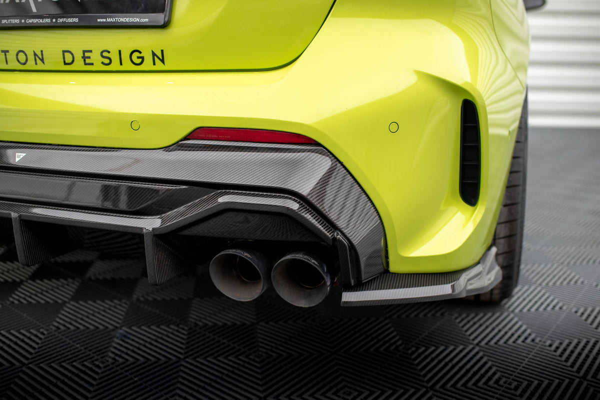 Prepreg Carbon Fiber Diffusor Heck Ansatz V.1 passend für BMW 1er F40 M-Paket/ M135i – Ansicht 10