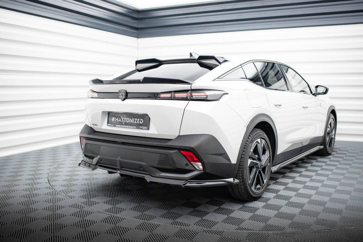Street+ Mittlerer Diffusor RACE passend für Peugeot 408 Mk1 schwarz Hochglanz – Ansicht 5