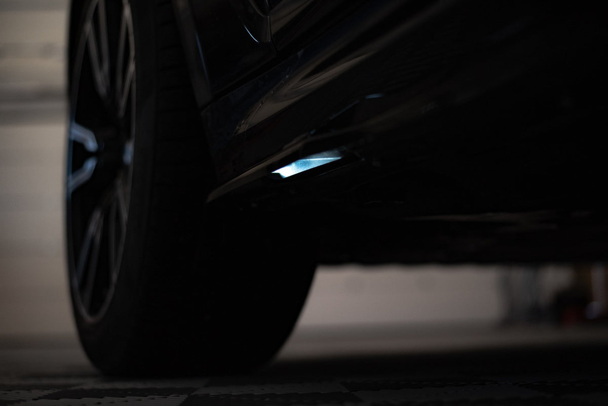 Street+ Seitenschweller Leisten passend für BMW X7 M-Paket G07 schwarz Hochglanz – Ansicht 4