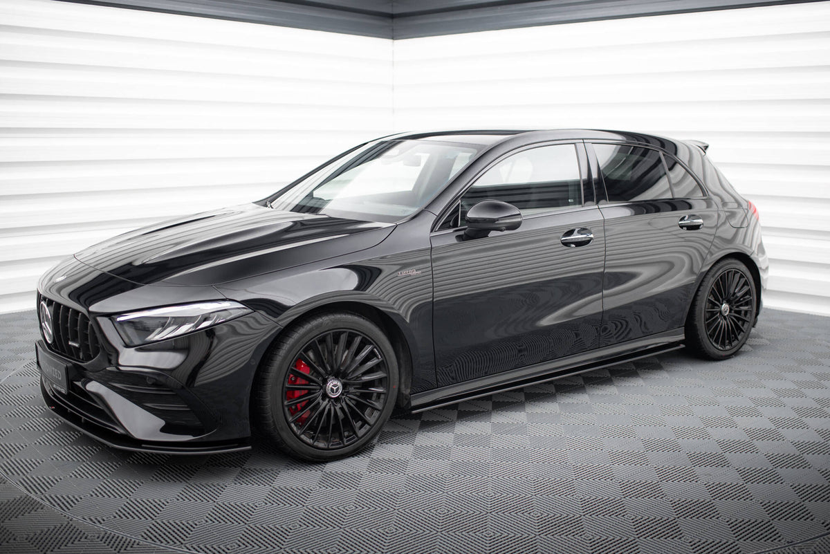 Street Pro Street+ Seitenschweller Leisten passend für Mercedes-AMG A35 W177 Facelift – Ansicht 1