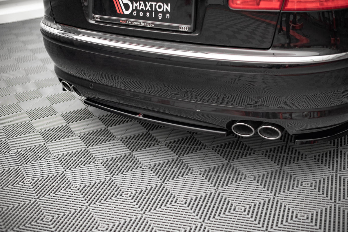 Heckansatz Audi S8 D3 schwarz Hochglanz – Ansicht 1