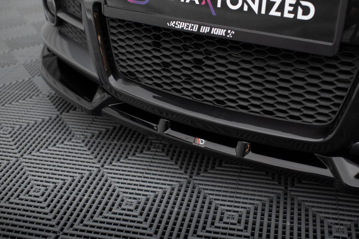 Street+ Spoilerlippe Front Ansatz passend für Suzuki Swift Sport Mk4 schwarz Hochglanz – Ansicht 3