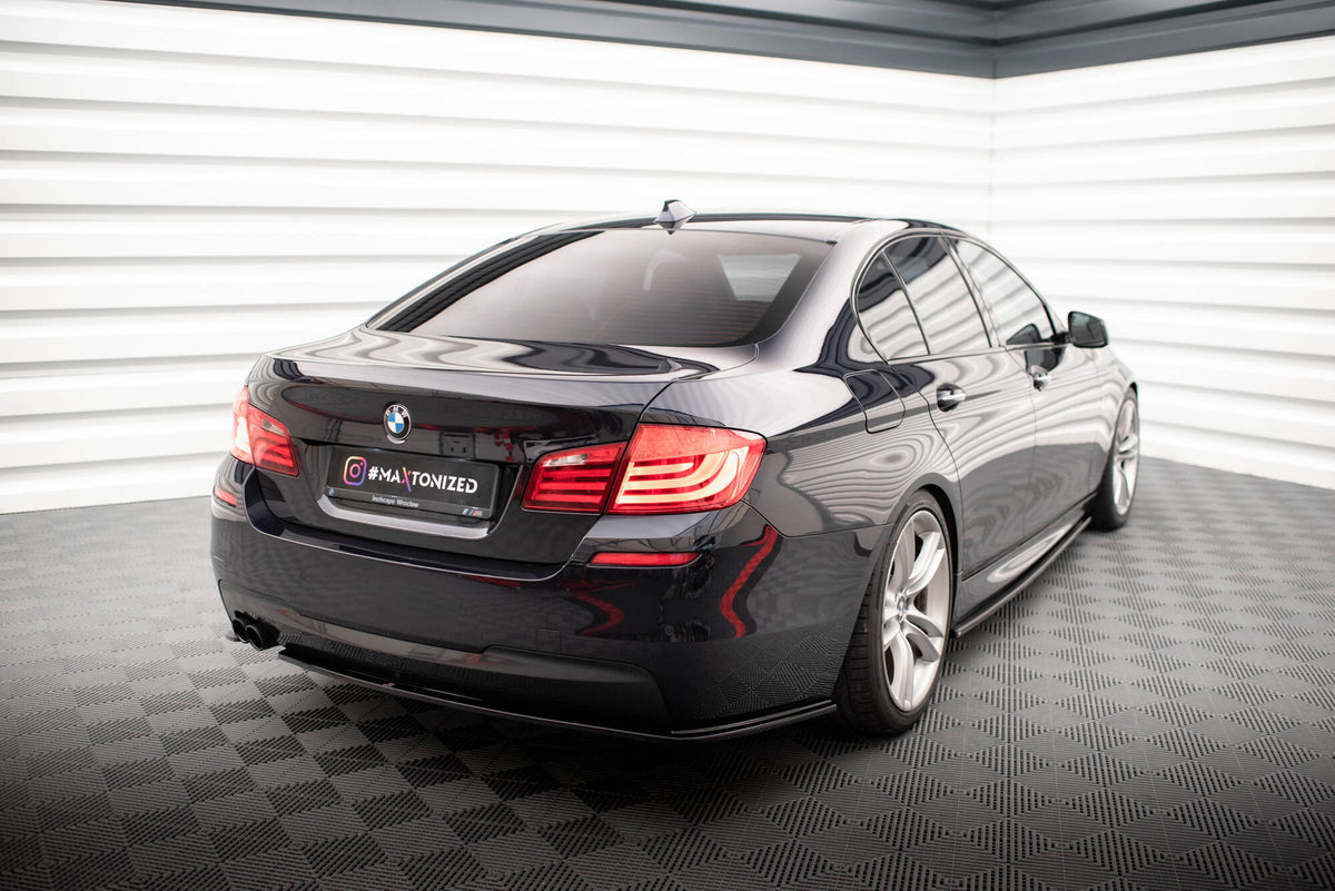 Diffusor Heck Ansatz passend für BMW 5er M-Paket F10 / F11 schwarz Hochglanz – Ansicht 1