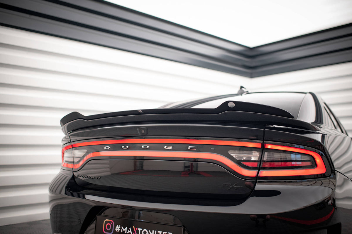 Heckspoiler Lippe Dodge Charger SRT Mk7 Facelift schwarz Hochglanz – Ansicht 3