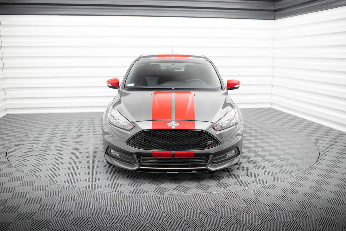 Sport Street+ Spoilerlippe Front Ansatz V.3 passend für Ford Focus ST Mk3 FL – Ansicht 1