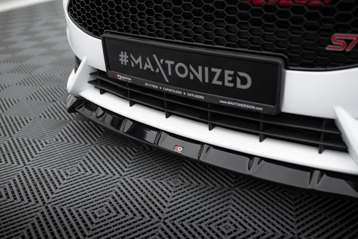 Street+ Spoilerlippe Front Ansatz V.6 + Flaps passend für Ford Fiesta ST Mk7 Facelift – Ansicht 4