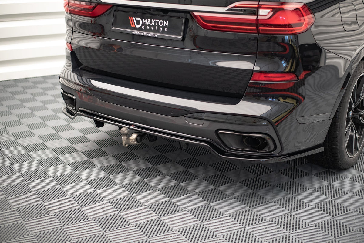 Street+ Mittlerer Diffusor RACE passend für BMW X7 M-Paket G07 schwarz Hochglanz – Ansicht 1
