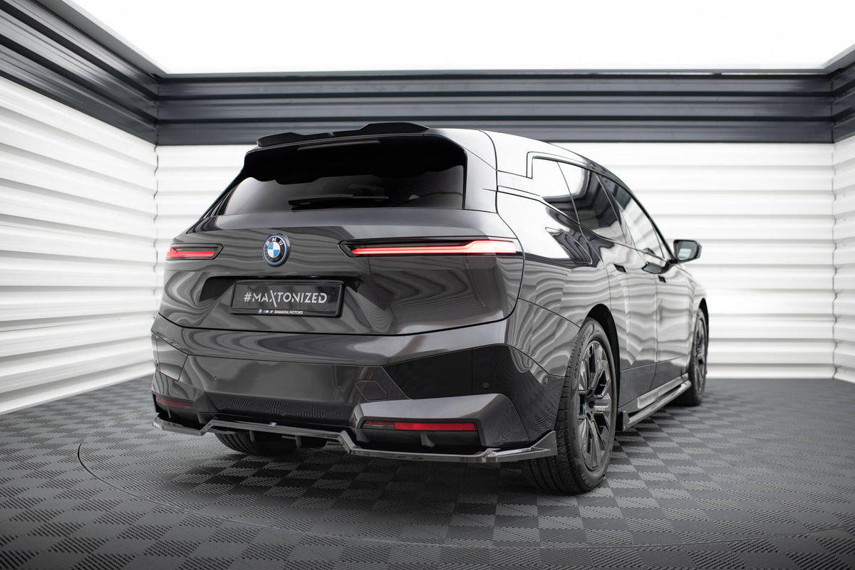 Street+ Mittlerer Diffusor RACE passend für BMW iX M-Paket i20 schwarz Hochglanz – Ansicht 3