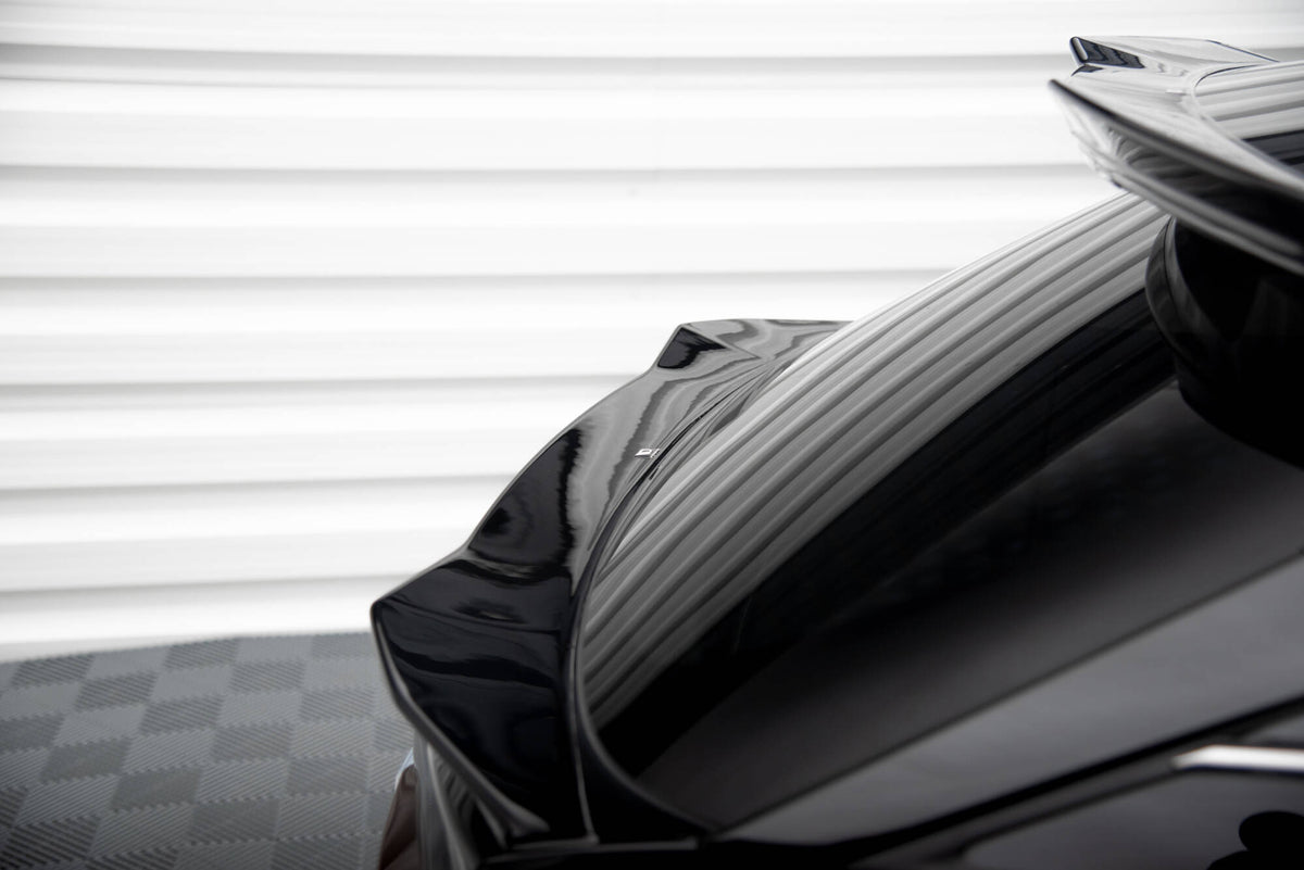 Niedriger Heckspoiler Lippe 3D Lexus RX F-Sport Mk4 Facelift schwarz Hochglanz – Ansicht 4