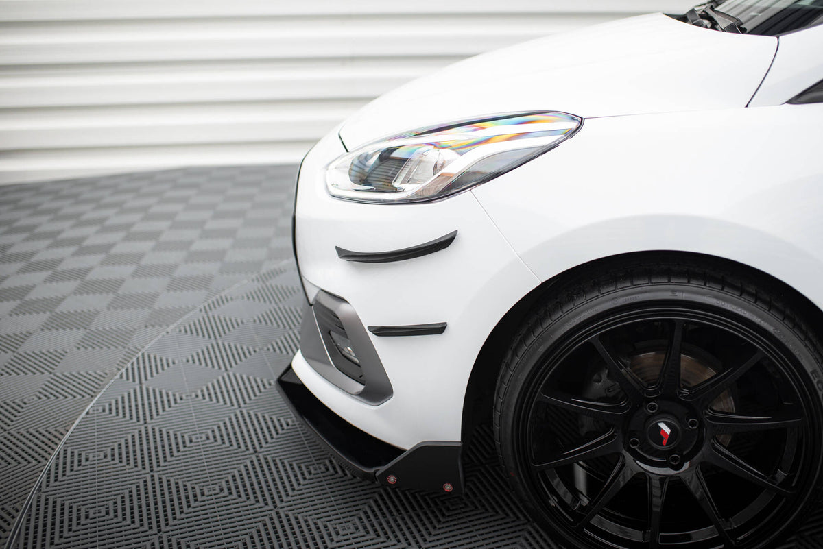 Stoßstangen Flaps Wings vorne Canards passend für V.3 Ford Fiesta Mk8 ST / ST-Line – Ansicht 3