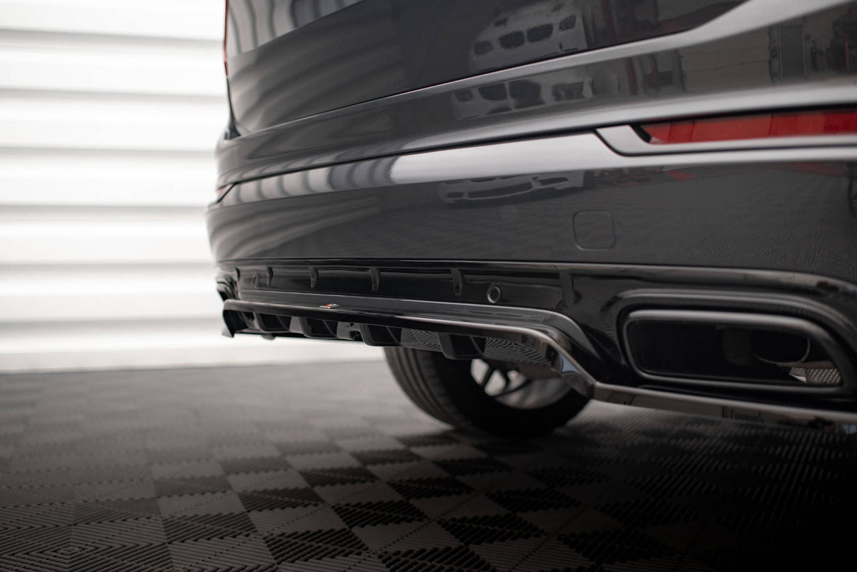 Street+ Mittlerer Diffusor RACE passend für Volvo XC90 R-Design Mk2 / Mk2 Facelift schwarz Hochglanz – Ansicht 4