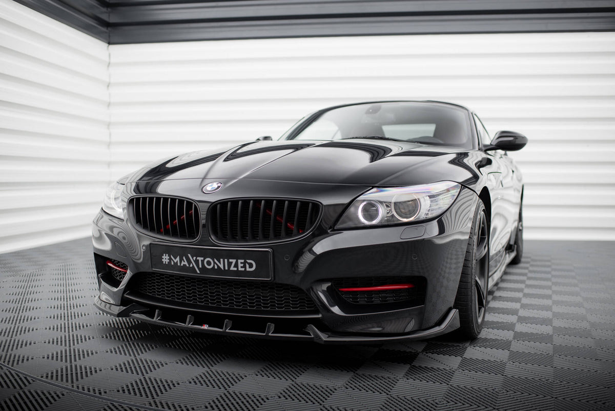 Street+ Spoilerlippe Front Ansatz passend für BMW Z4 M-Paket E89 Facelift schwarz Hochglanz – Ansicht 3