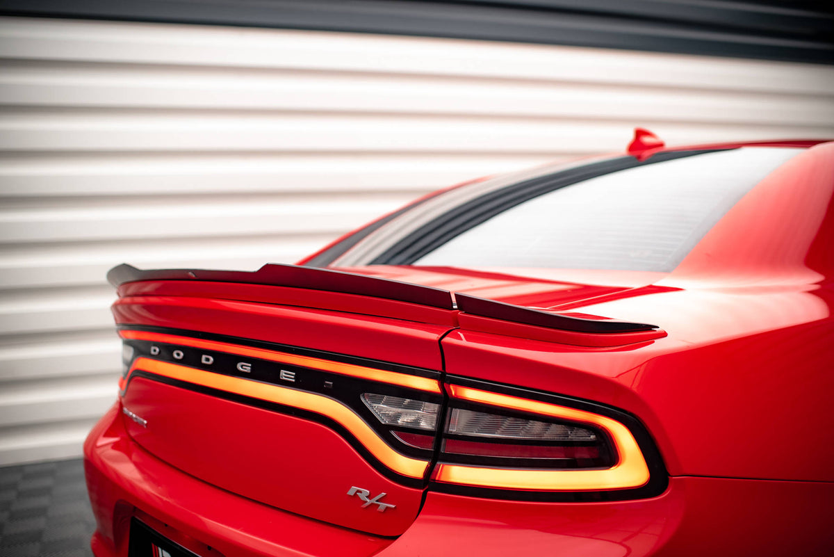 Heckspoiler Lippe Paket Dodge Charger RT Mk7 Facelift schwarz Hochglanz – Ansicht 8