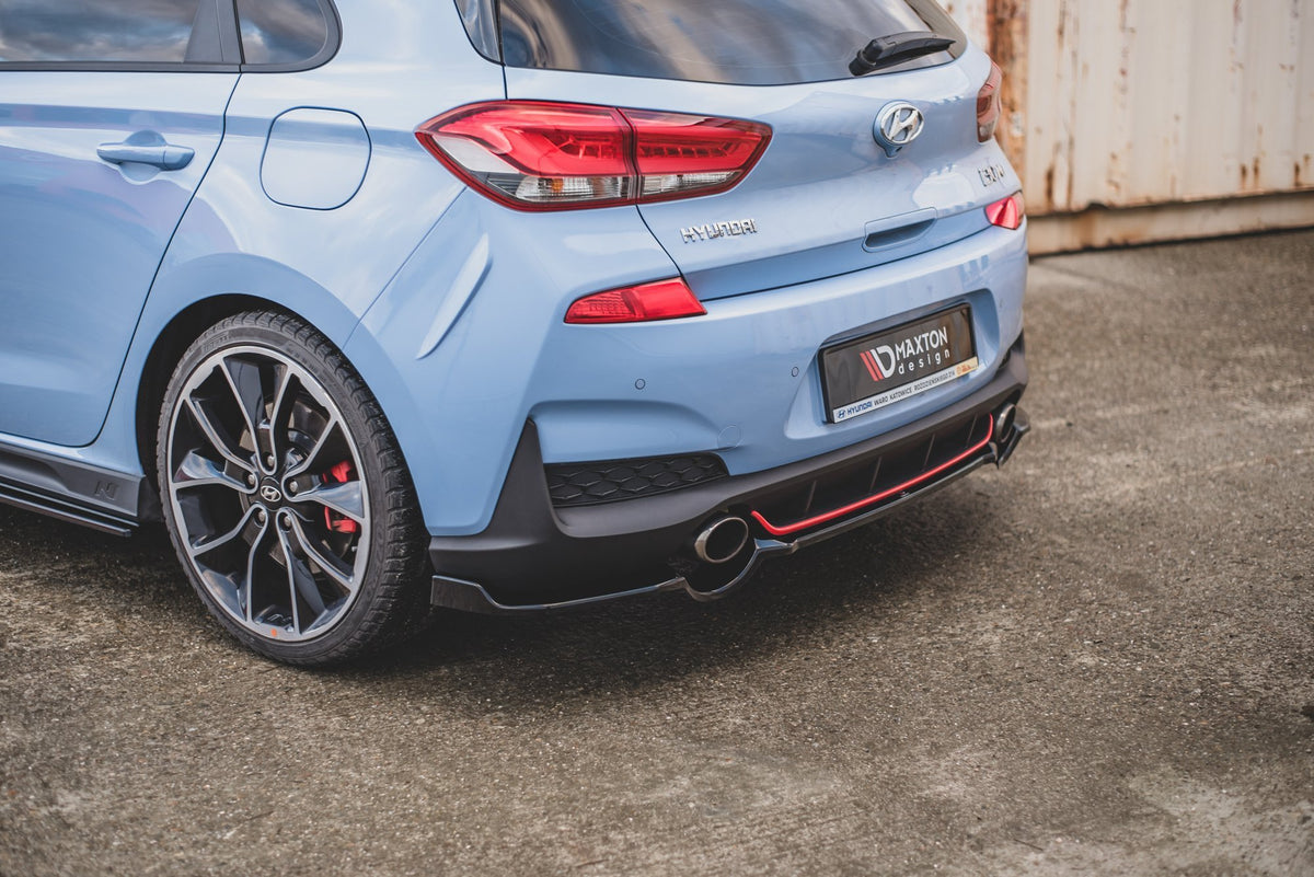 Heckansatz Hyundai I30 N Mk3 Hatchback schwarz Hochglanz – Ansicht 6