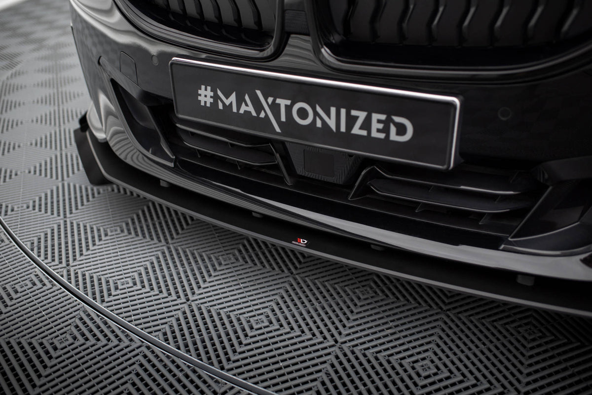 Street Pro Street+ Spoilerlippe Front Ansatz + Flaps passend für BMW 2 Coupe G42 schwarz Hochglanz – Ansicht 4