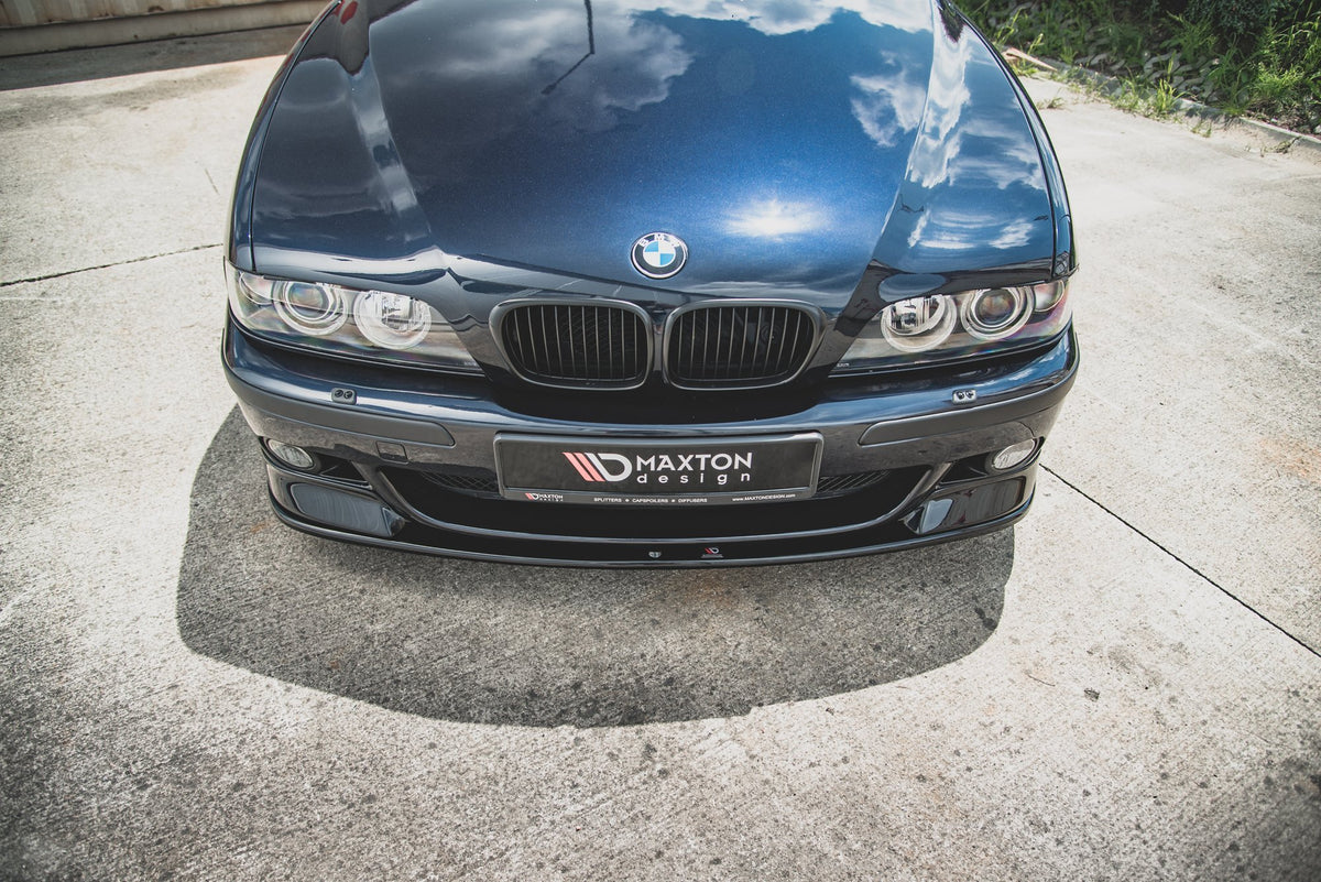 Street+ Spoilerlippe Front Ansatz passend für Seite + Street+ Spoilerlippe Front Ansatz passend für BMW M5  / 5 M-Paket E39 schwarz Hochglanz – Ansicht 3