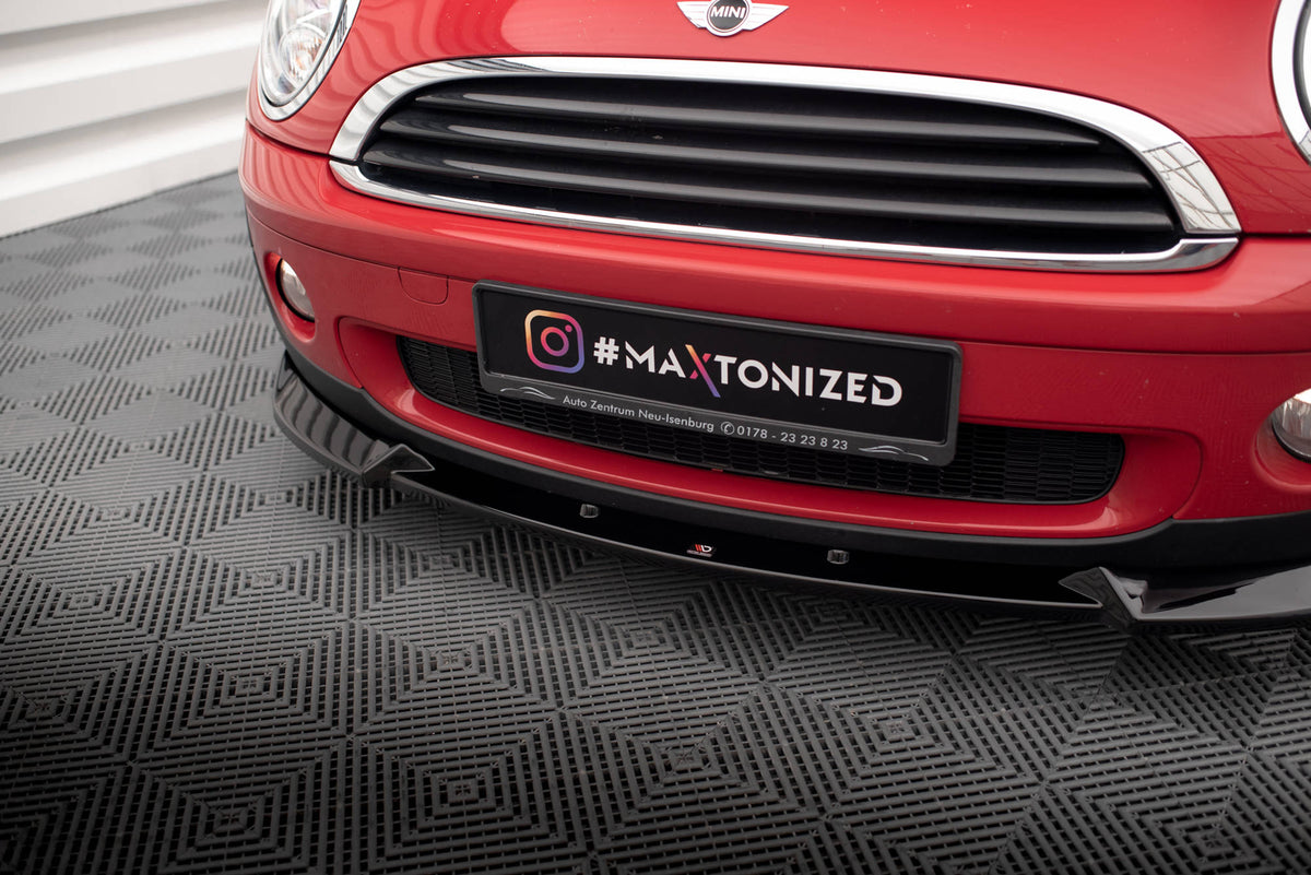 Street+ Spoilerlippe Front Ansatz passend für Mini One R56 schwarz Hochglanz – Ansicht 3