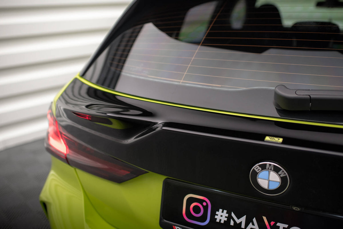 Heckscheiben Spoiler passend für BMW 1er M-Paket / M135i / 128ti F40 schwarz Hochglanz – Ansicht 7