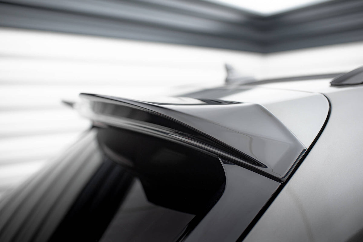 Höher Heckspoiler Lippe 3D Bentley Bentayga Mk1  schwarz Hochglanz – Ansicht 4