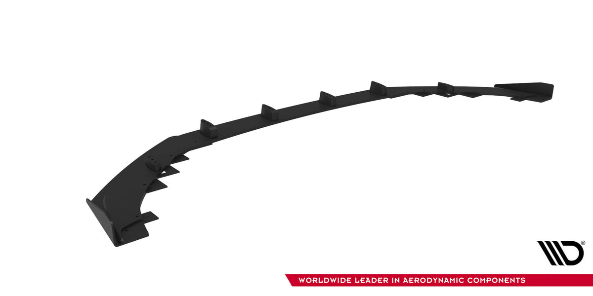 Street Pro Street+ Spoilerlippe Front Ansatz + Flaps passend für Audi RS5 Coupe / Sportback F5 schwarz Hochglanz – Ansicht 8