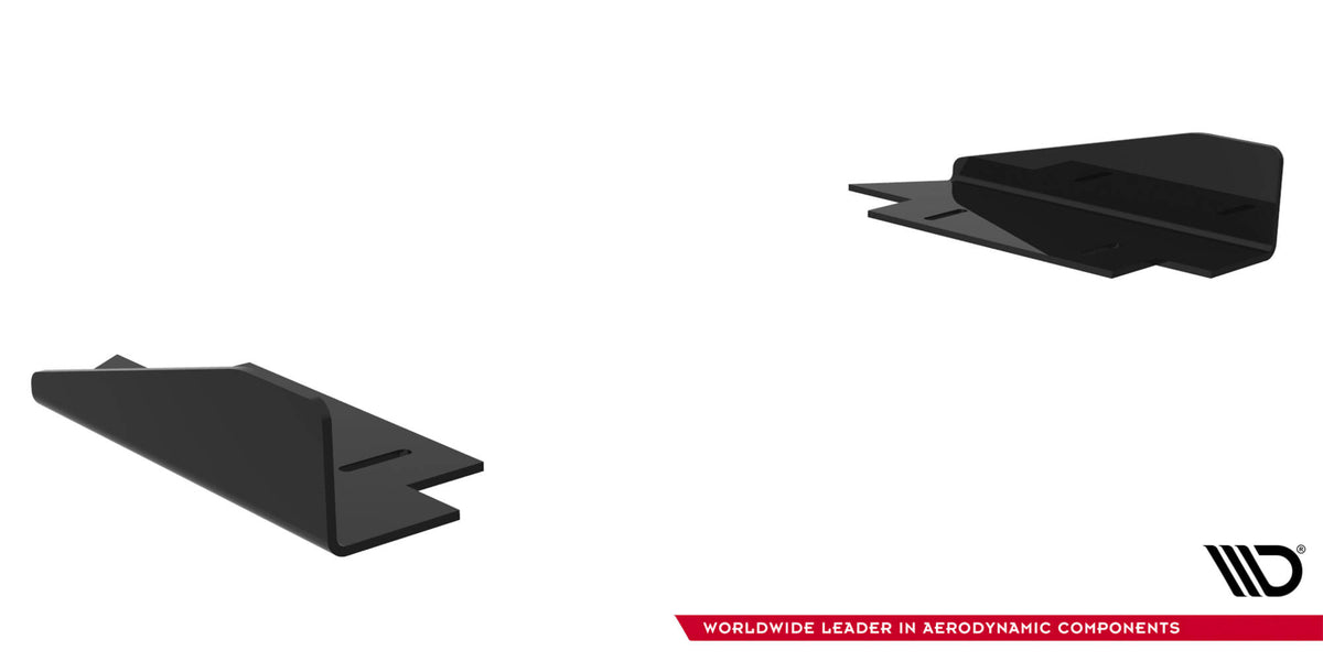 Seitenschweller Flaps passend für Subaru Impreza WRX STI Mk3 Facelift schwarz Hochglanz – Ansicht 7