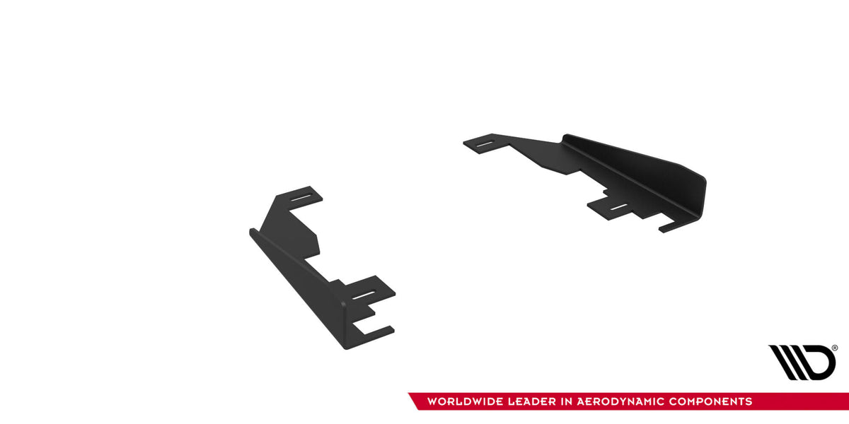 Hintere Seiten Flaps passend für Audi RS5 Coupe / Sportback F5 schwarz Hochglanz – Ansicht 5