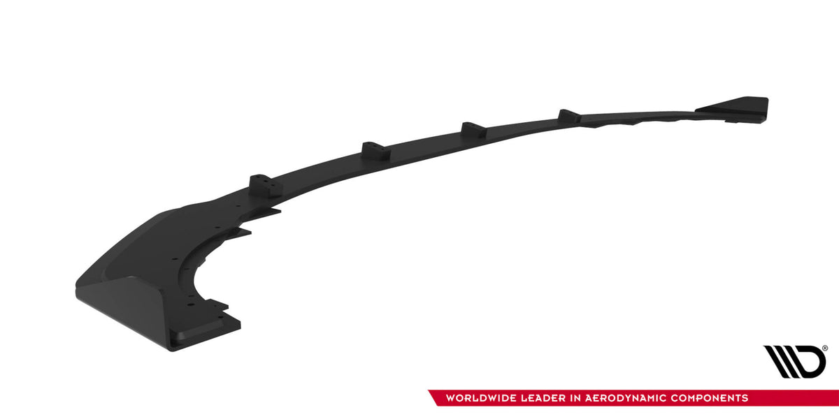 Street Pro Street+ Spoilerlippe Front Ansatz + Flaps passend für Mercedes-AMG CLE 53 C236 schwarz Hochglanz – Ansicht 9
