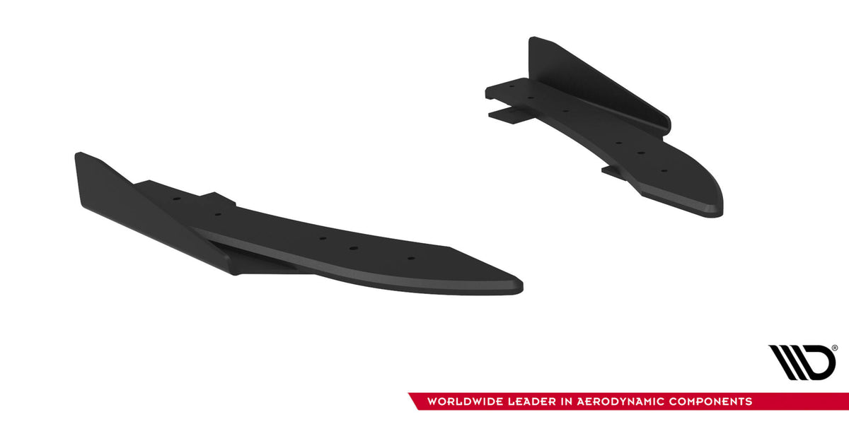 Street Pro Heck Ansatz Flaps Diffusor + Flaps passend für Ford Audi RS5 Coupe / Sportback F5 schwarz Hochglanz – Ansicht 5