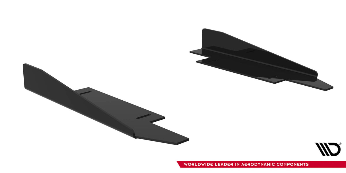 Seitenschweller Flaps passend für Subaru Impreza WRX STI Mk3 Facelift schwarz Hochglanz – Ansicht 8