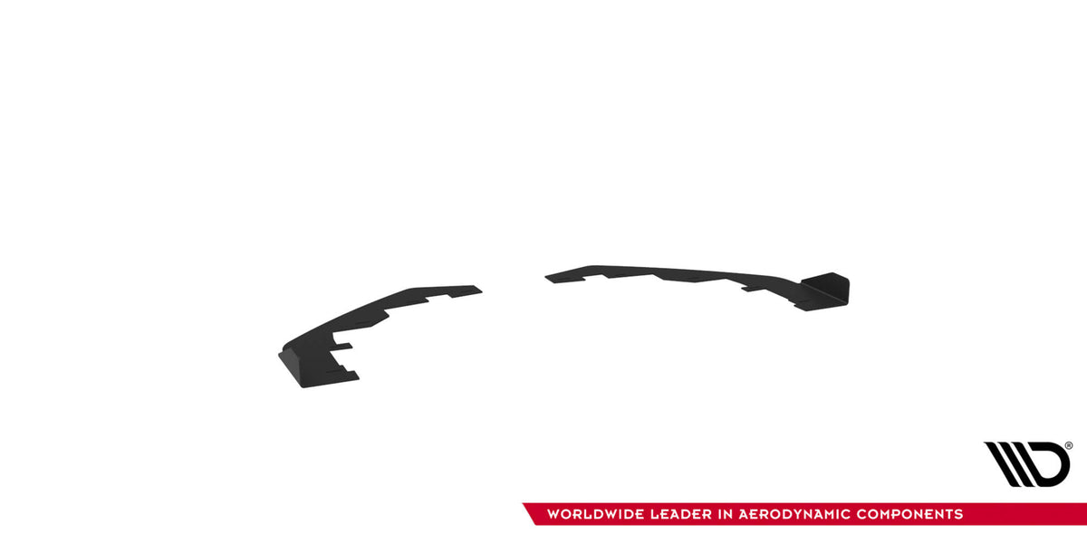 Front Stoßstange Flaps passend für Ford Mustang GT Mk6  schwarz Hochglanz – Ansicht 7