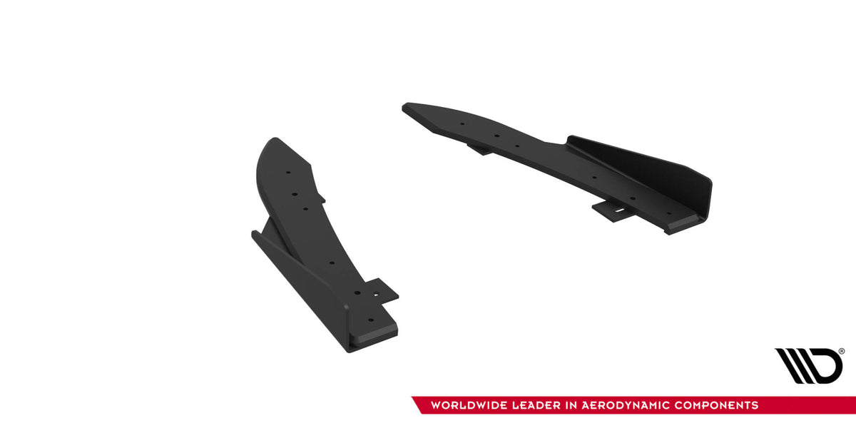 Street Pro Heck Ansatz Flaps Diffusor + Flaps passend für Ford Audi RS5 Coupe / Sportback F5 schwarz Hochglanz – Ansicht 6