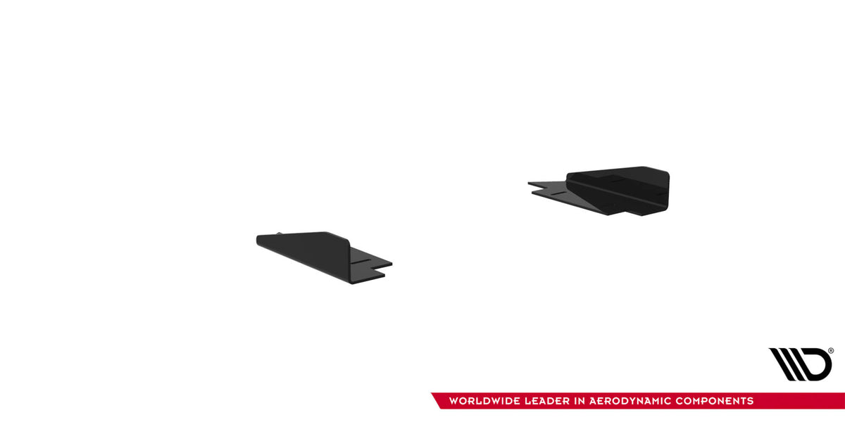Seitenschweller Flaps passend für Subaru Impreza WRX STI Mk3 Facelift schwarz Hochglanz – Ansicht 5
