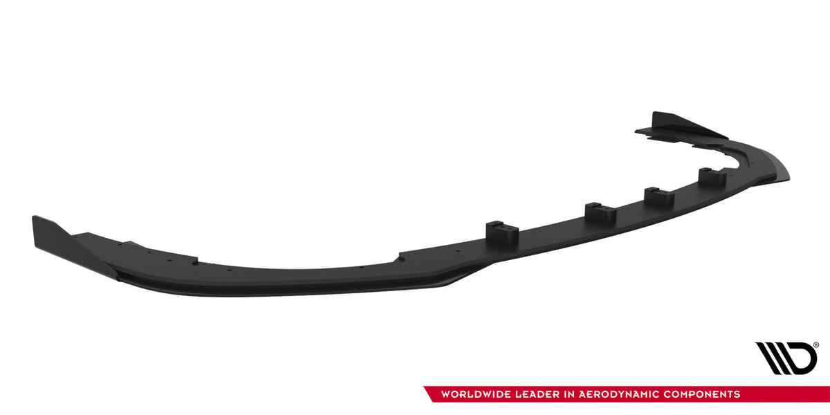 Street Pro Street+ Spoilerlippe Front Ansatz + Flaps passend für Subaru Impreza WRX STI Mk3 Facelift schwarz Hochglanz – Ansicht 7