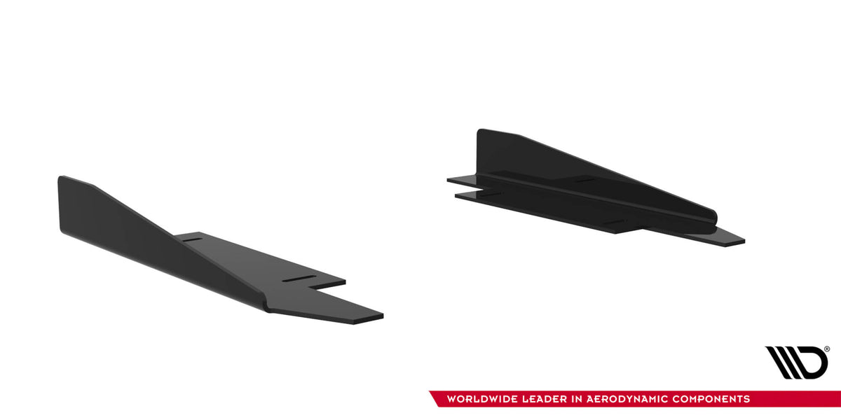 Seitenschweller Flaps passend für Subaru Impreza WRX STI Mk3 Facelift schwarz Hochglanz – Ansicht 6