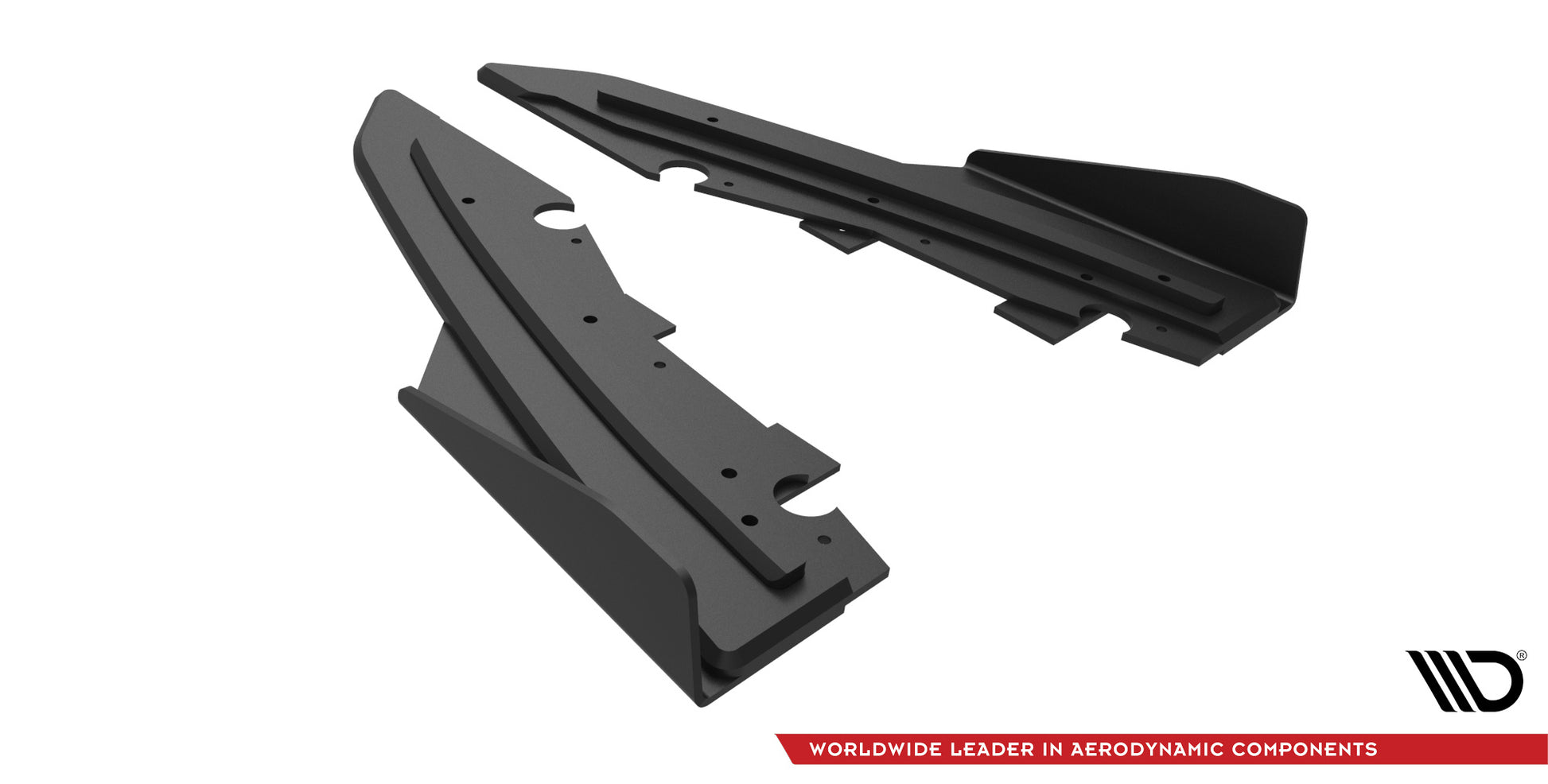 Street Pro Heck Ansatz Flaps Diffusor + Flaps passend für Ford Mondeo Sport Mk5 Facelift / Fusion Sport Mk2 Facelift schwarz Hochglanz – Ansicht 6