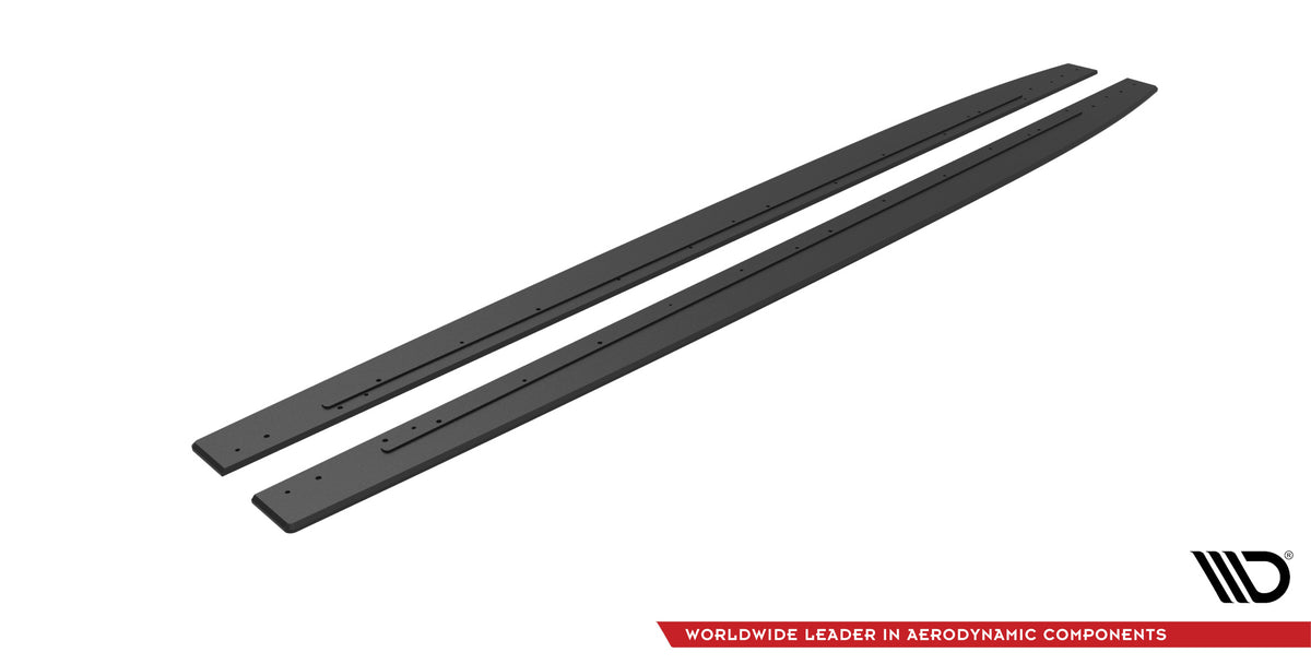 Street Pro Street+ Seitenschweller Leisten passend für Mercedes-AMG C43 Coupe / Cabrio C205  Facelift / A205 Facelift – Ansicht 5