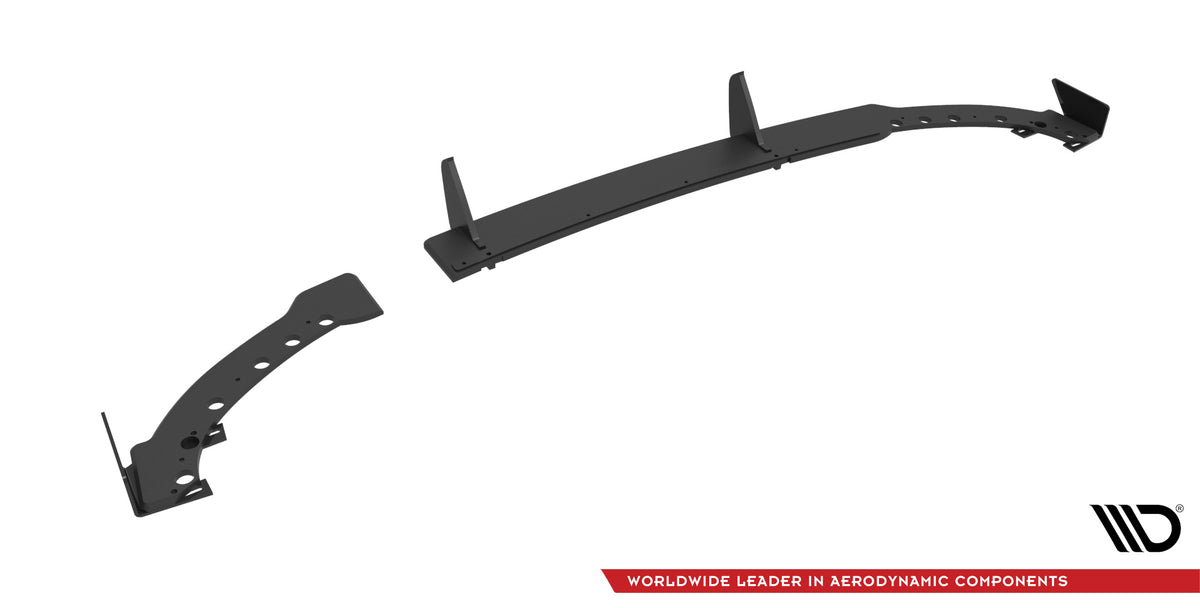 Street Pro Heck Ansatz Flaps Diffusor + Flaps passend für Peugeot 208 GT Mk2 schwarz Hochglanz – Ansicht 8