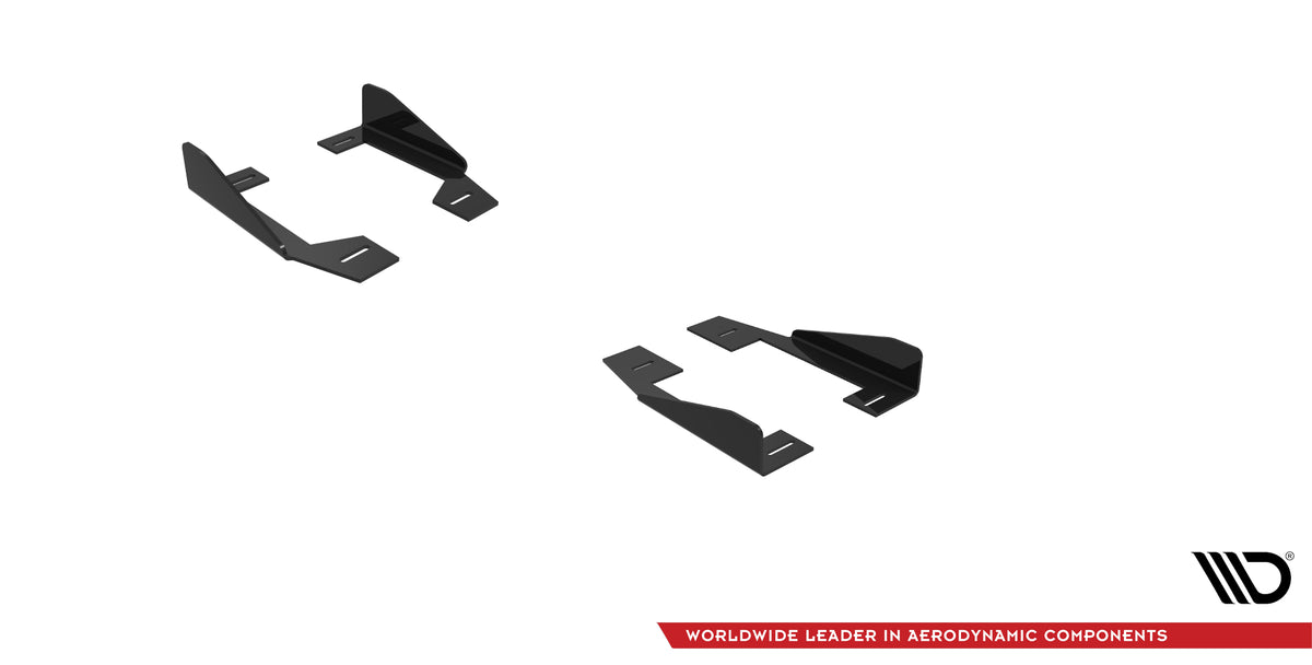 Seitenschweller Flaps passend für BMW 2 Coupe M-Paket / M240i G42 schwarz Hochglanz – Ansicht 3