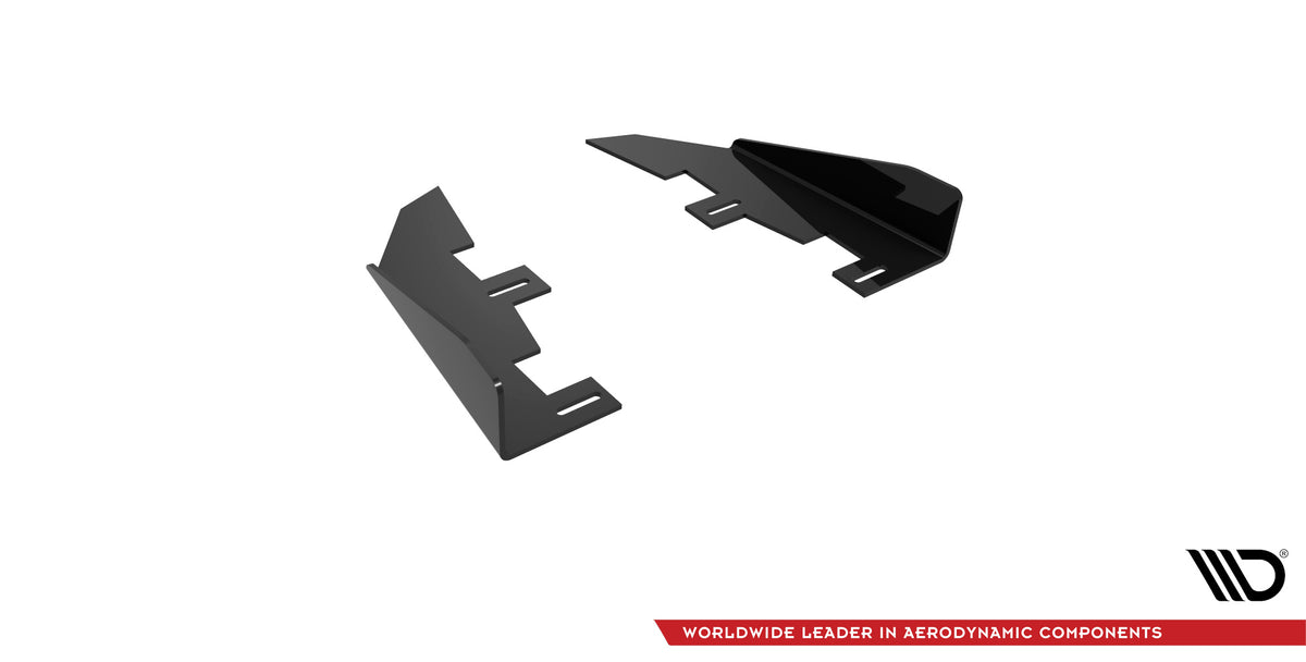 Hintere Seiten Flaps passend für Honda Civic Type-R Mk 11 schwarz Hochglanz – Ansicht 5