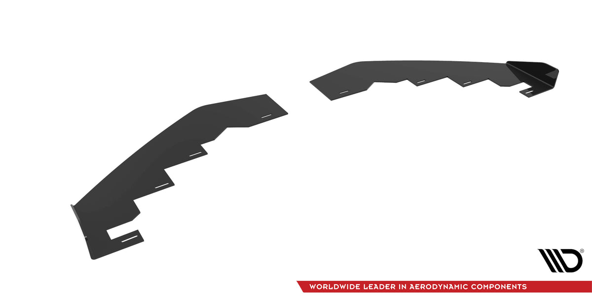 Front Stoßstange Flaps passend für BMW 4er Gran Coupe F36 schwarz Hochglanz – Ansicht 6