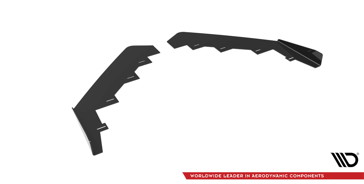 Front Stoßstange Flaps passend für Honda Civic Type-R Mk 11 schwarz Hochglanz – Ansicht 6