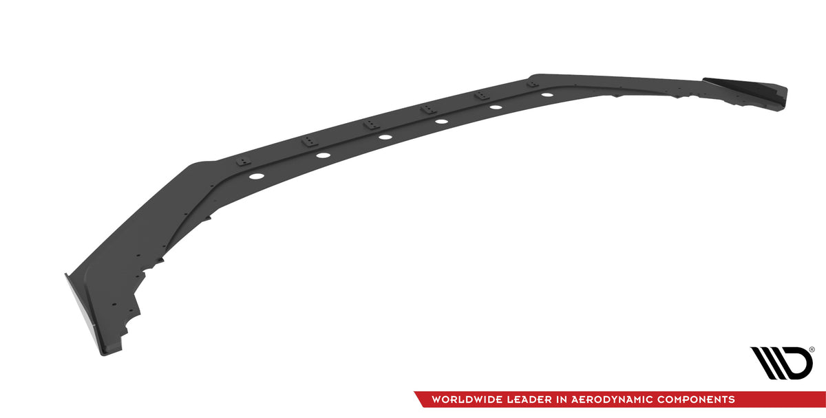 Street Pro Street+ Spoilerlippe Front Ansatz + Flaps passend für Honda Civic Type-R Mk 11 schwarz Hochglanz – Ansicht 6