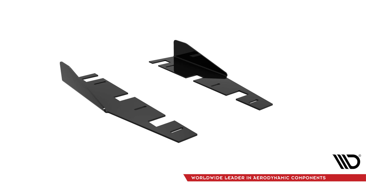 Seitenschweller Flaps passend für BMW M2 F87 schwarz Hochglanz – Ansicht 4
