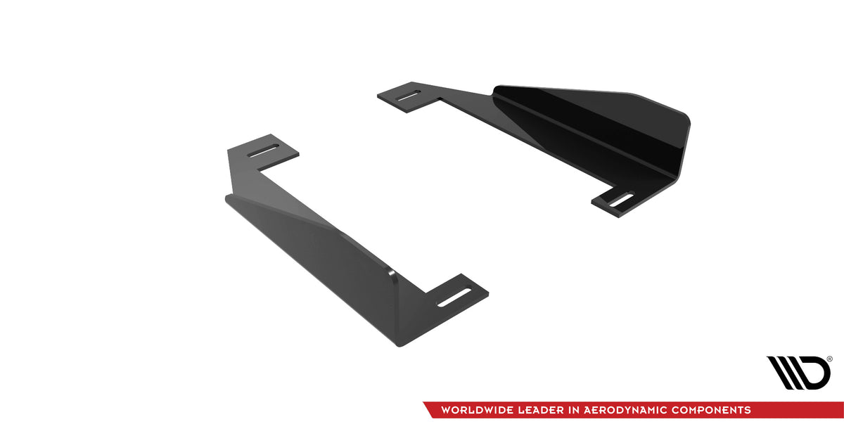 Seitenschweller Flaps passend für BMW M2 F87 schwarz Hochglanz – Ansicht 5