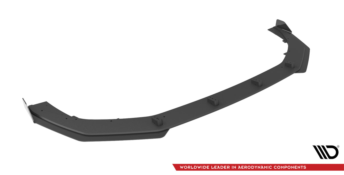 Street Pro Street+ Spoilerlippe Front Ansatz passend für + Flaps passend für V.1 + Flaps Audi RS3 8Y schwarz Hochglanz – Ansicht 5