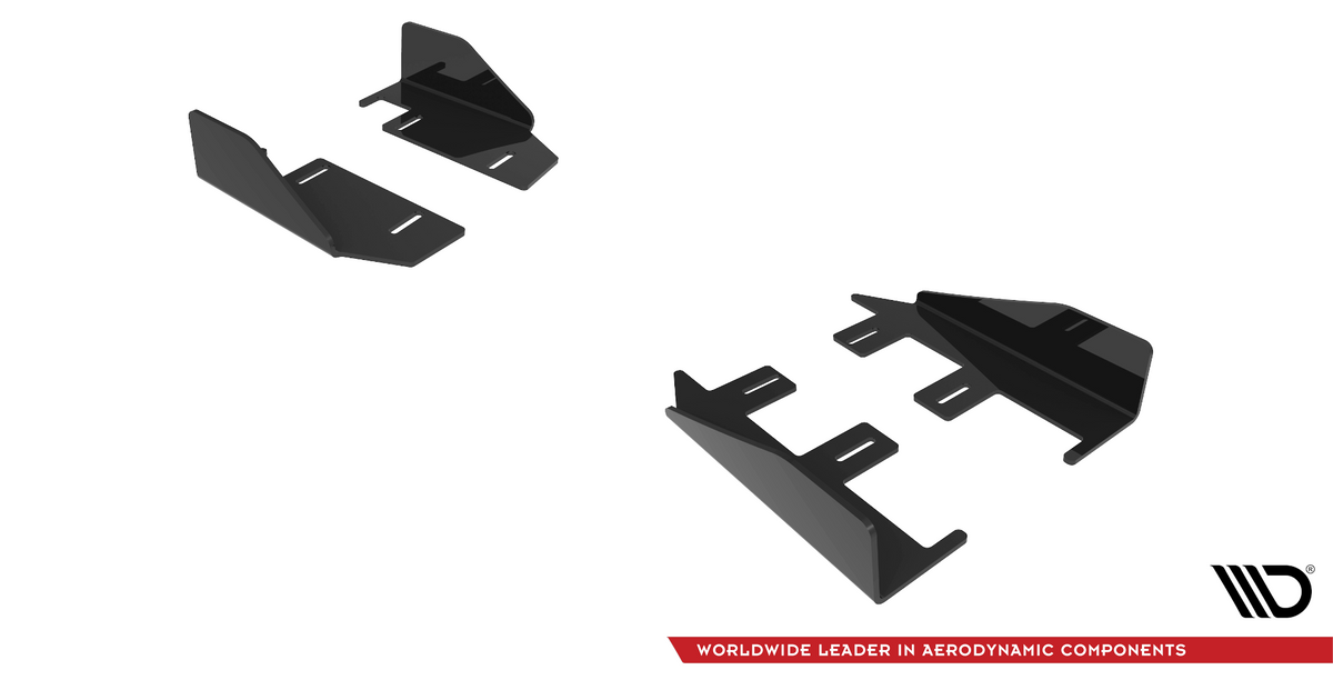 Seitenschweller Flaps passend für Audi RS3 Limousine 8Y schwarz Hochglanz – Ansicht 5